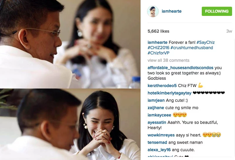4 Chiz Escudero Concedes Vice-Presidential Race Heart Evangelista Wife Grace Poe tandem