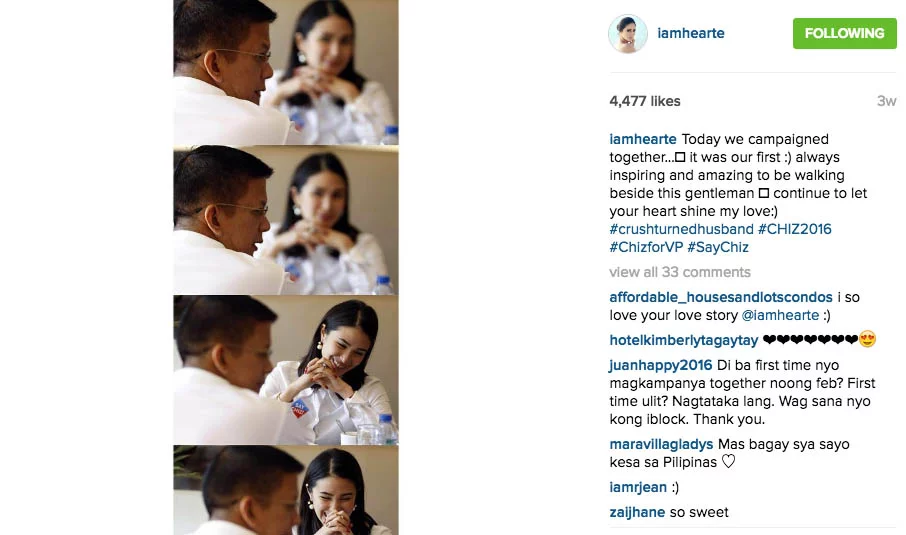 5 Chiz Escudero Concedes Vice-Presidential Race Heart Evangelista Wife Grace Poe tandem