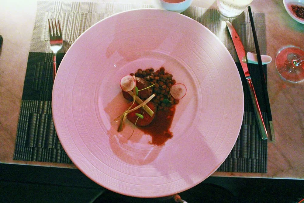 Beef Tenderloin + Lentils + Charred Leek + Ginger + Garlic + Hoisin + Honey + Kapeng Barako