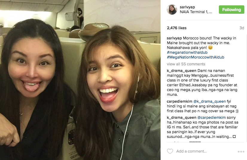 Alden Richards Maine mendoza AlDub Mega Nation with AlDUb Morocco Sari Yap CEO Founder One Mega Group Mega Magazine 1