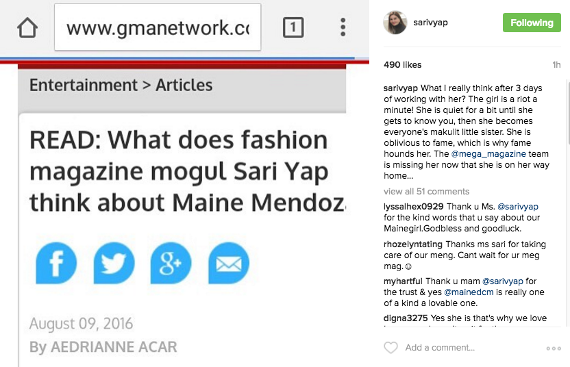 Alden Richards Maine mendoza AlDub Mega Nation with AlDUb Morocco Sari Yap CEO Founder One Mega Group Mega Magazine 2