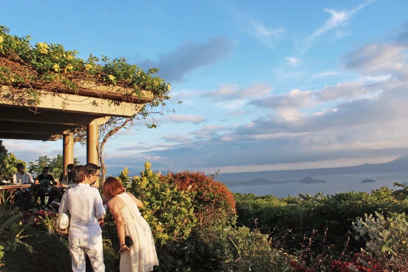 Balai Taal Tagaytay Wedding - overlooking Tall Volcano