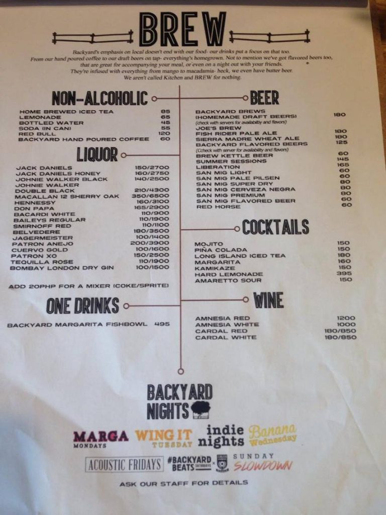 Bibingka Pancakes Backyard PH Backyard Grove Rockwell Backyard UP Town Center Backyard Circuit Makati Menu 4