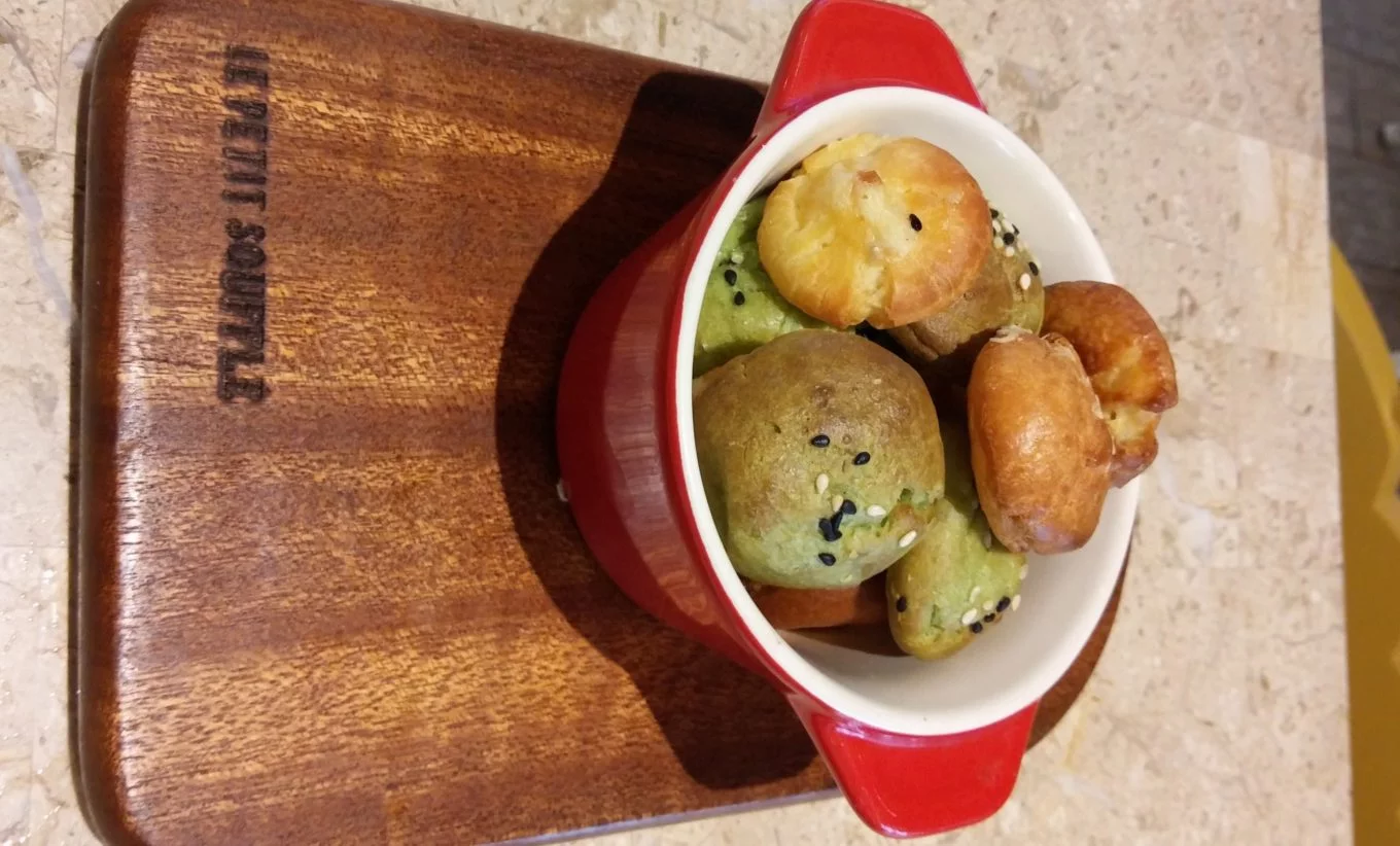 Cheesu and Matcha Puffs Le Petit Souffle