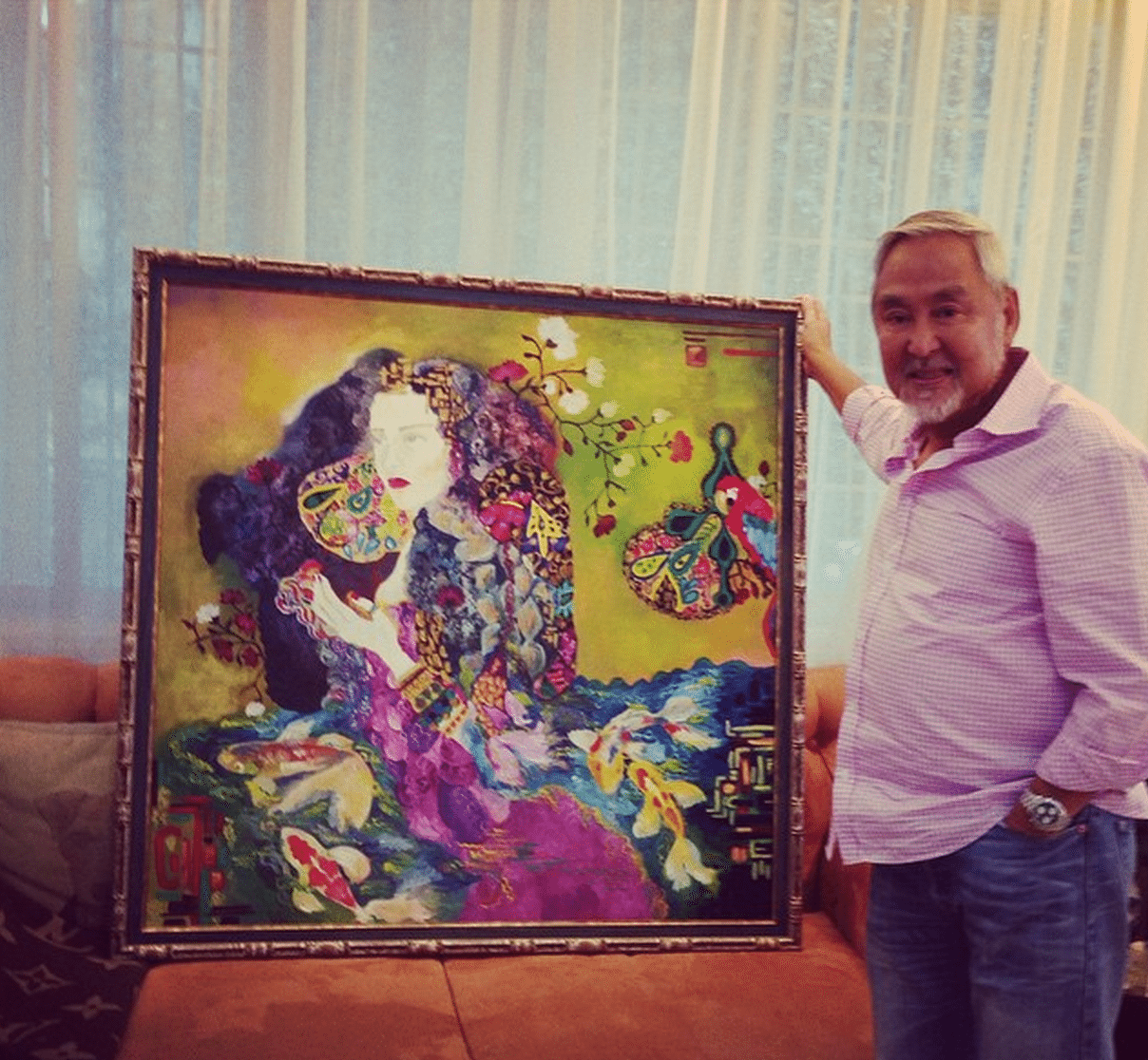 Heart Evangelista's dad and his favorite painting of her daughter