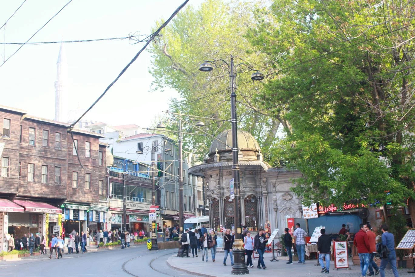 View of Blue Mosque from Sultanhamet