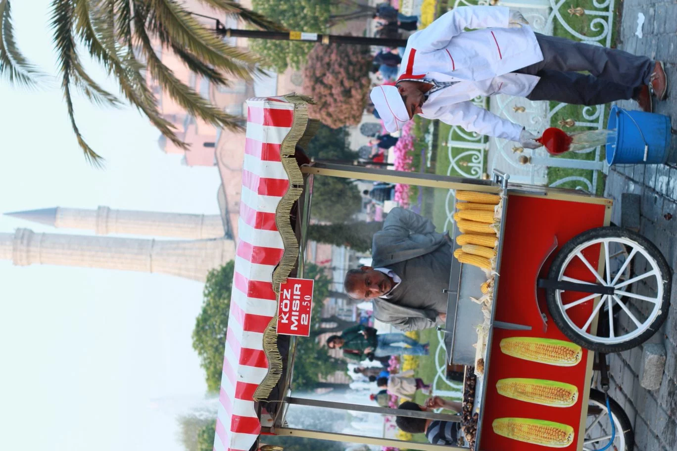 Seller of Ekmek Turkish Breads in Sultanahmet