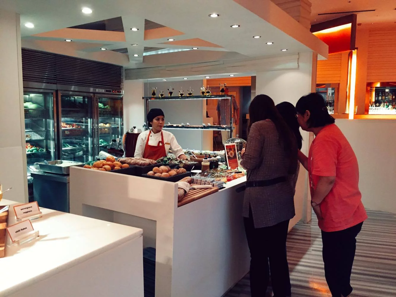 Line Shangri-La Singapore Buffet - bread and salads