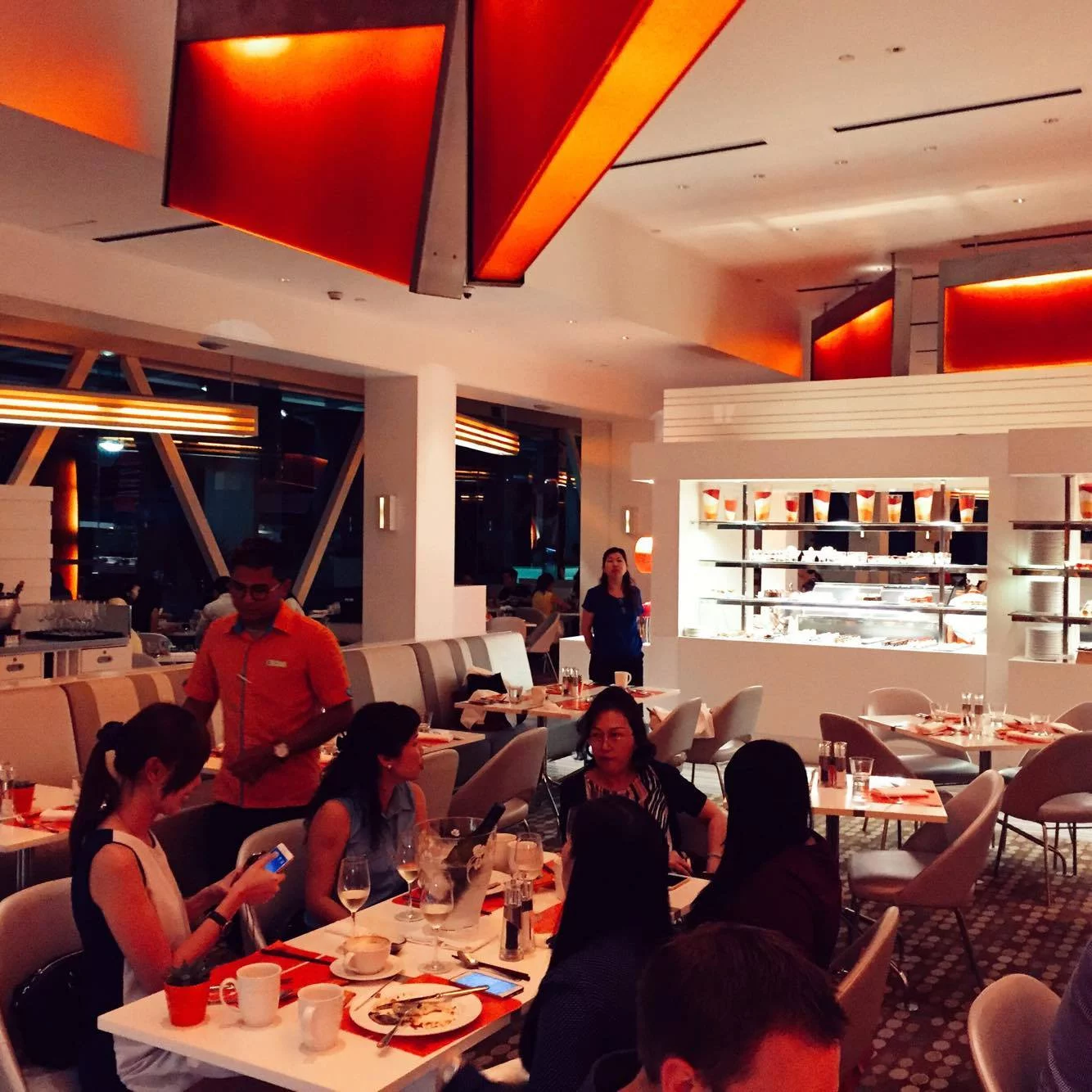 Line Shangri-La Singapore Buffet - sitting area