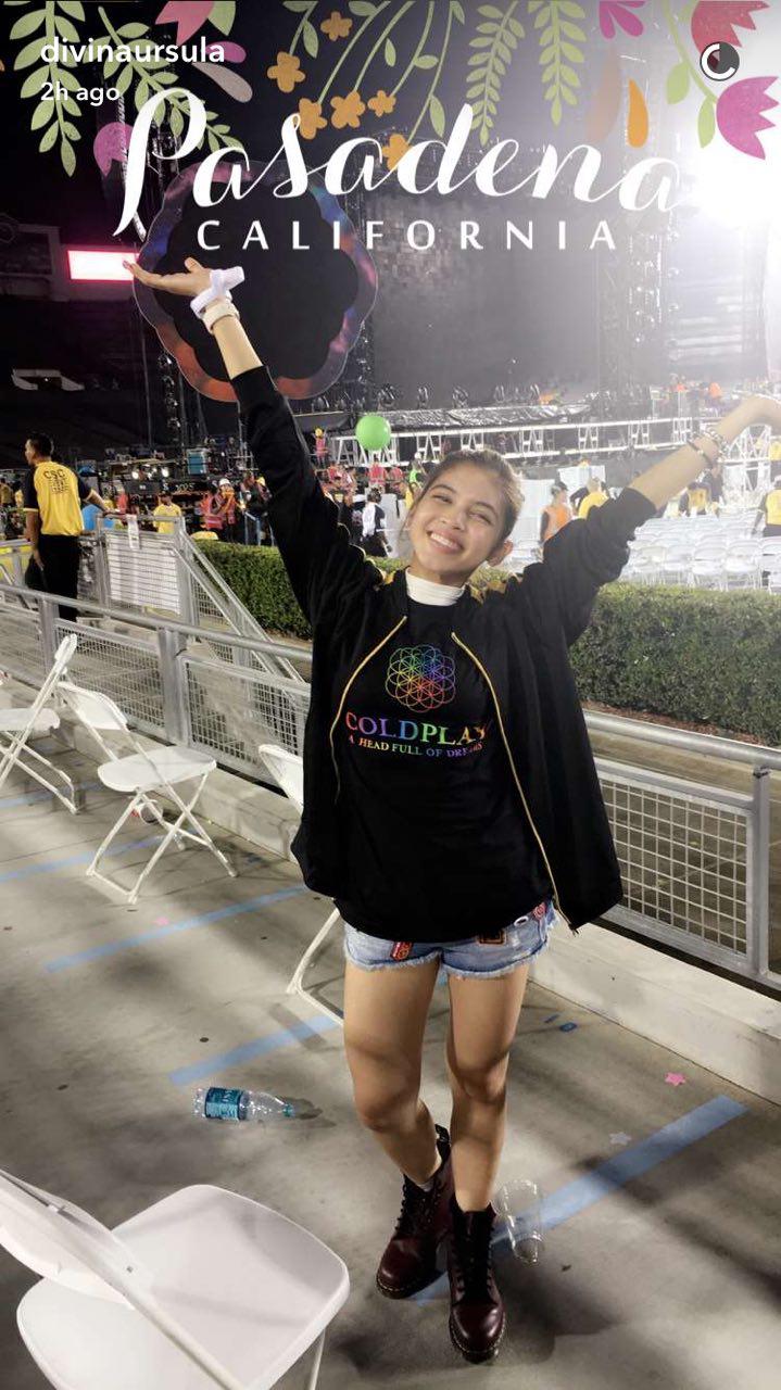 Maine Mendoza Coldplay in LA Los Angeles Emotional Dream Come True Coleen Mendoza Celeste Tuviera Jenny Ferre AlDUb Alden Richards 10