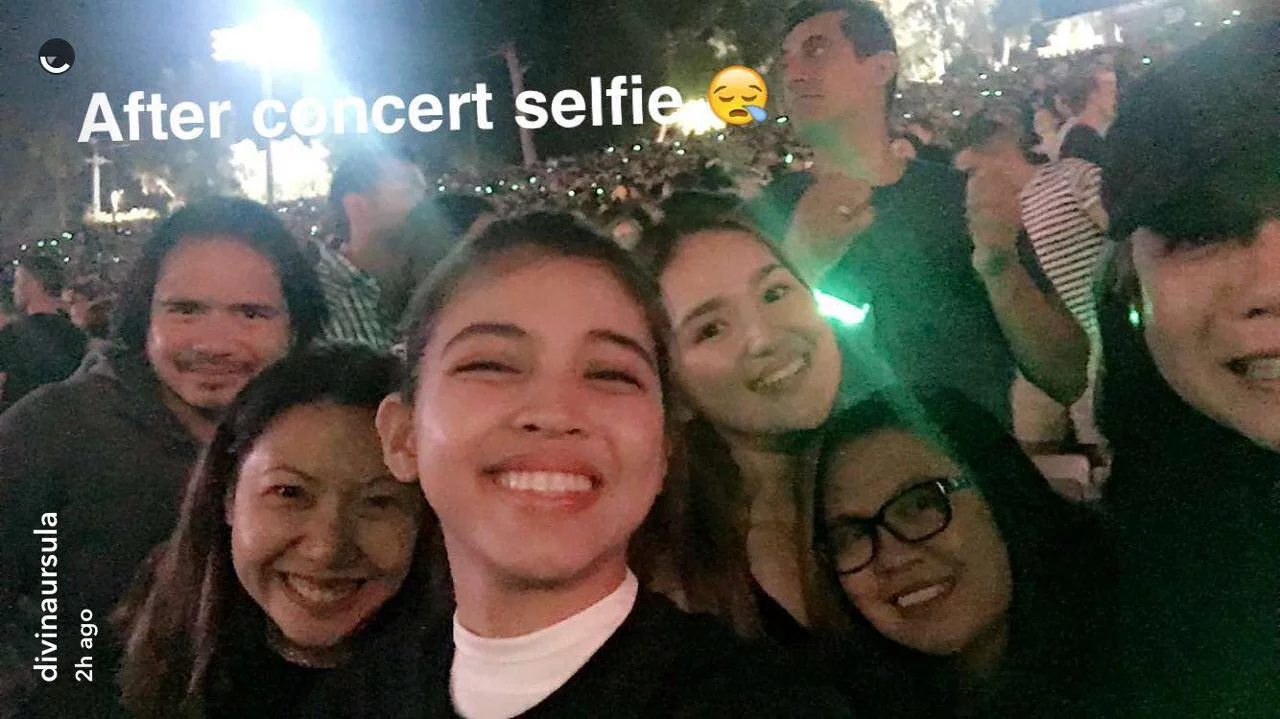 Maine Mendoza Coldplay in LA Los Angeles Emotional Dream Come True Coleen Mendoza Celeste Tuviera Jenny Ferre AlDUb Alden Richards 9