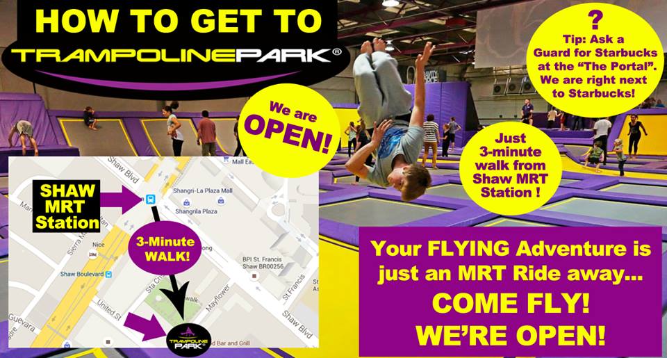 Map to Trampoline Park Manila How to Get to Trampoline Park Manila Greenfield District Mandaluyong 2