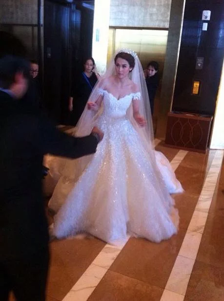 Marian Rivera wedding gown Michael Cinco