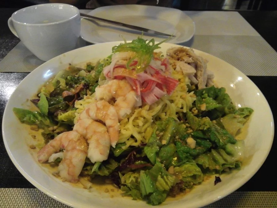 Noodle Salad with Miso Dressing
