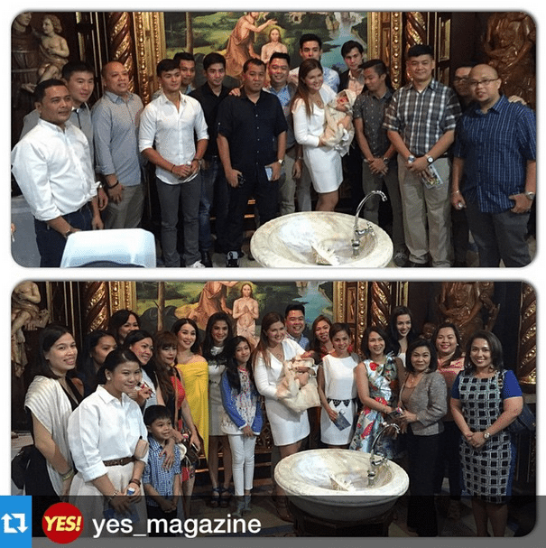 AshMat Sarah Geronimo Matteo Guidicelli Dimples Romana baby baptism Anne Curtis Phil Younghusband Luis Manzano