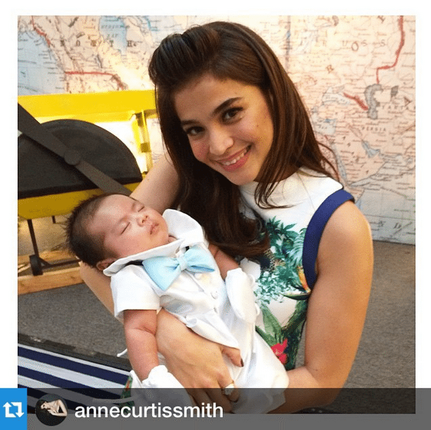 AshMat Sarah Geronimo Matteo Guidicelli Dimples Romana baby baptism Anne Curtis Phil Younghusband Luis Manzano