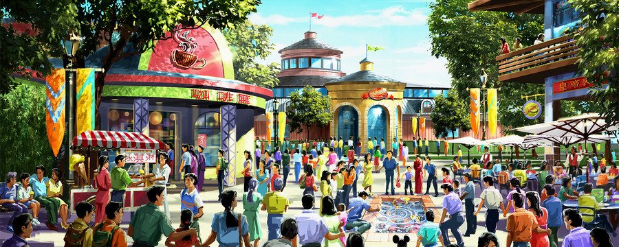 Shanghai Disneyland Shanghai Disney Resort China Opens on June 16, 2016 Disneytown