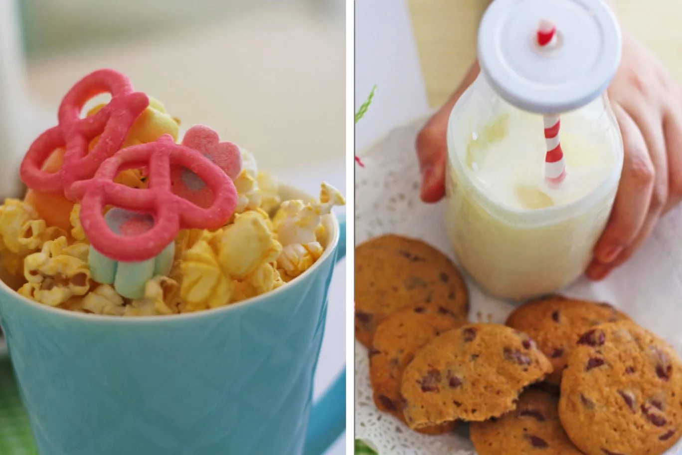 Stacy's BGC Free Popcorn and Milk and Cookies