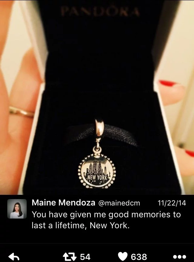 Yaya Dub Maine Mendoza Pandora Bracelet Number 16 #16 Charm Alden Richards ALDUB 5th Monthsary Eat Bulaga Kalyeserye Snapchat divinaursula 10