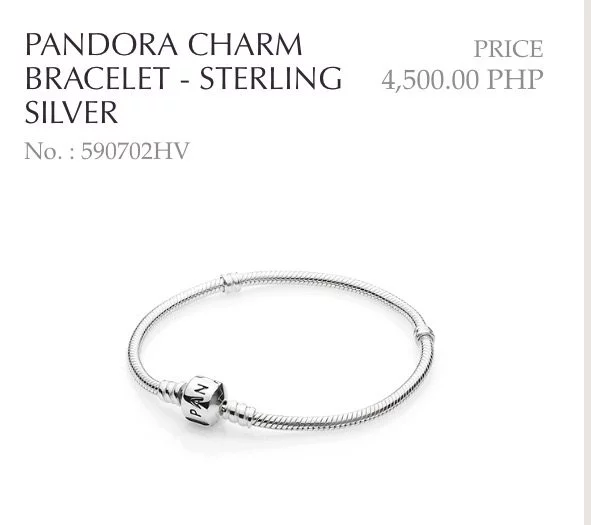 Image courtesy of pandora.net (Philippines)