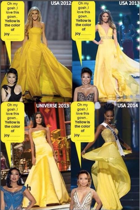 "Yellow is the color of joy" - Jeannie Mai