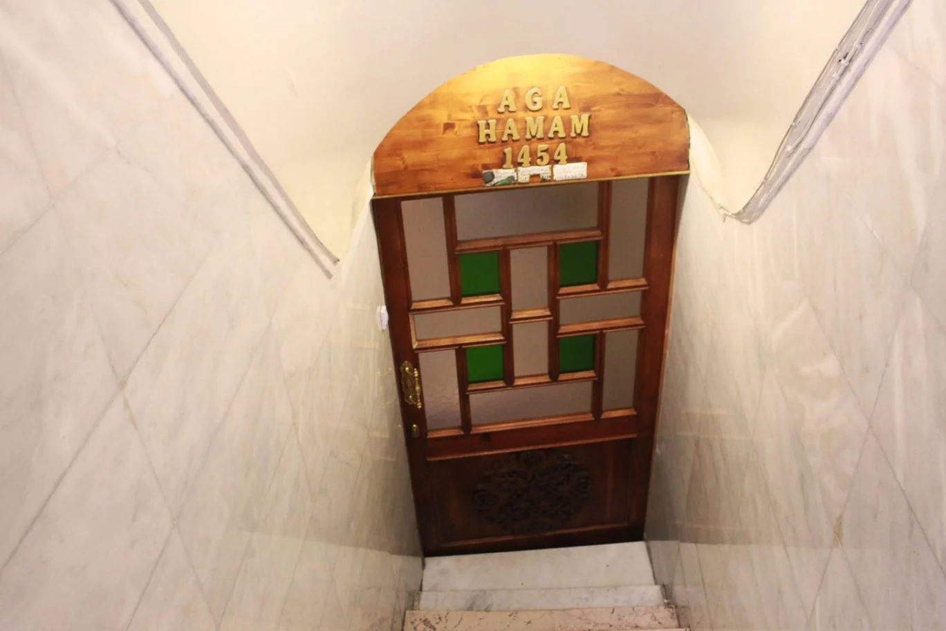 aga hamami door 1454 oldest turkish spa in istanbuk