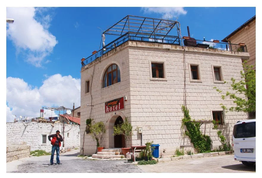 arch palace hotel in goreme cappadocia turkey with serdar the owner turk