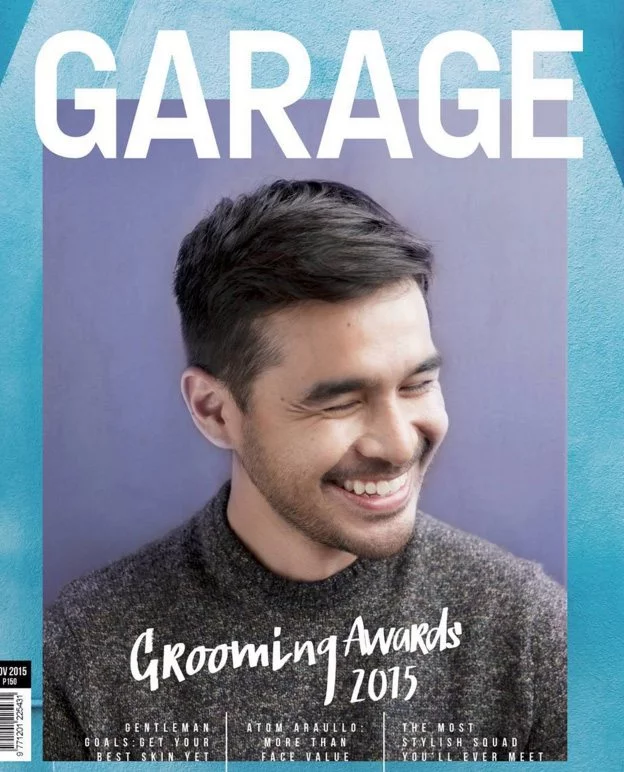 atom araullo host reporter cover of garage magazine UKG
