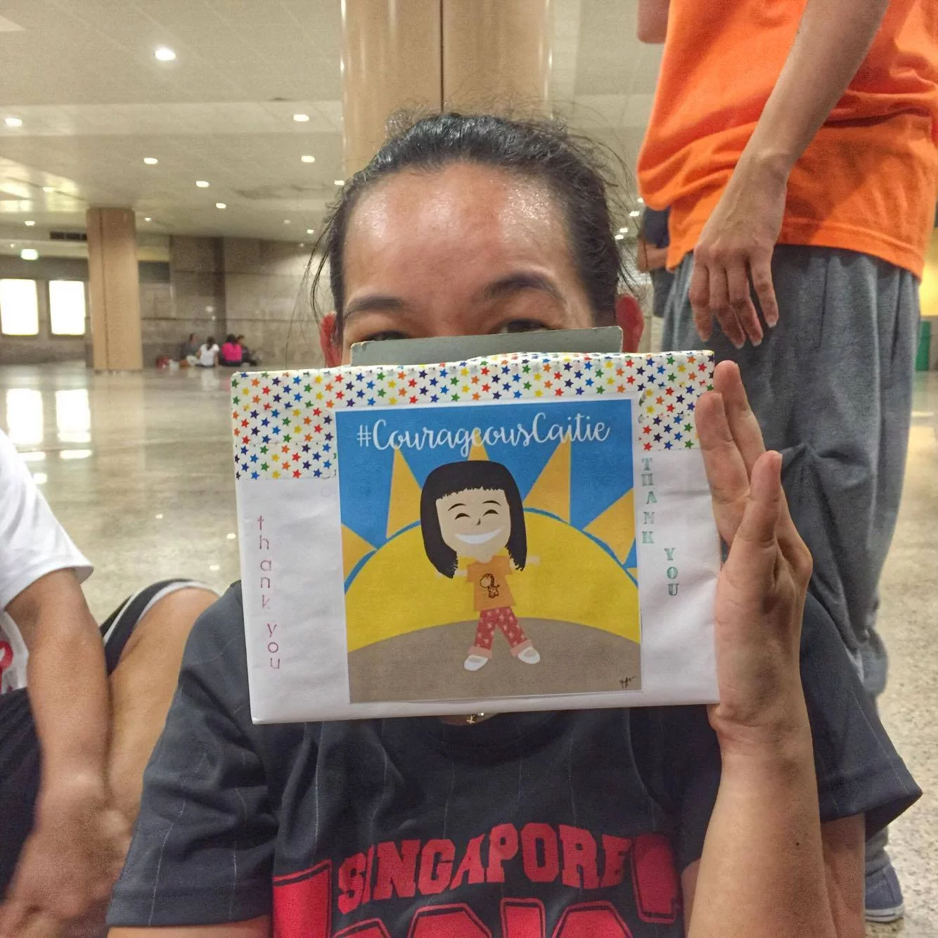 courageous caity raising funds for girl with leukemia in singapore filipino dance club singapore