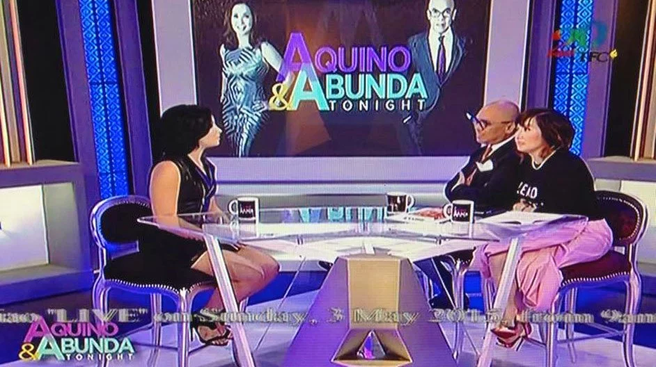 demi lovato with kris aquino and boy abunda A&A Tonight