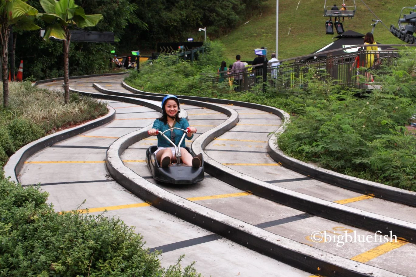 luge at sentosa singapore