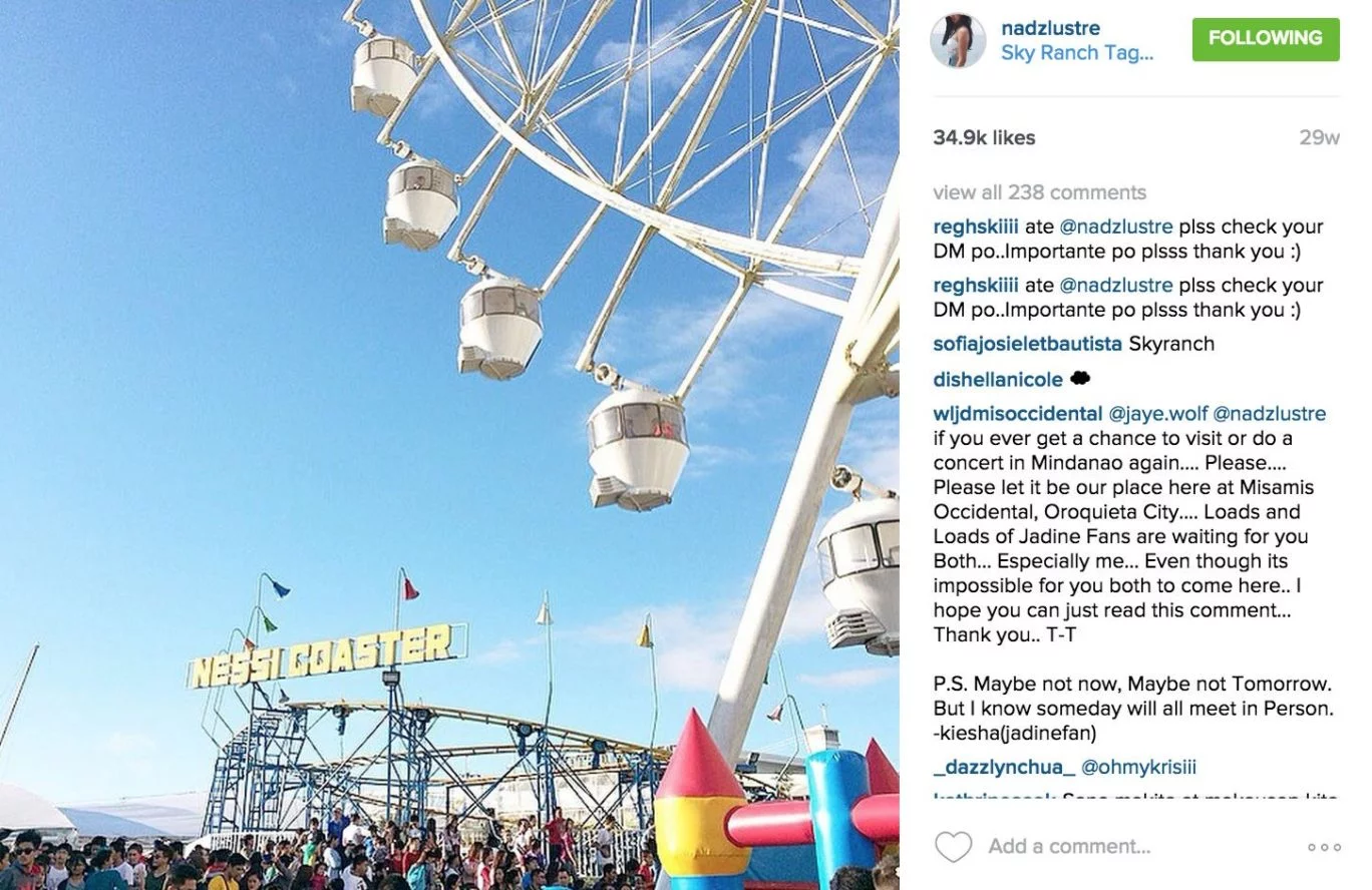 nadine lustre travel USA