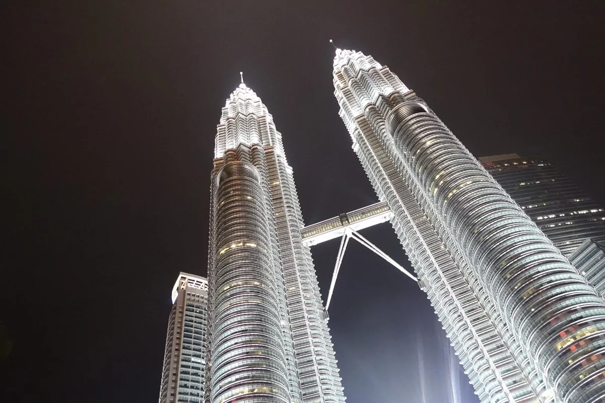petronas towers photo sideways kl kuala lumpur icon malaysia