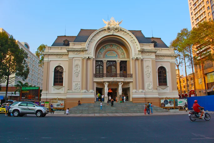 saigon opera house ho chi minh city facade