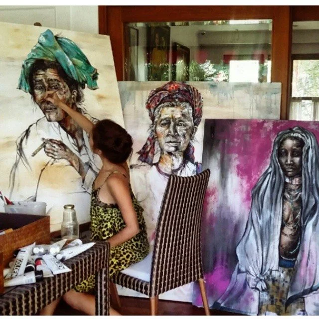 solenn heussaff's art paintings