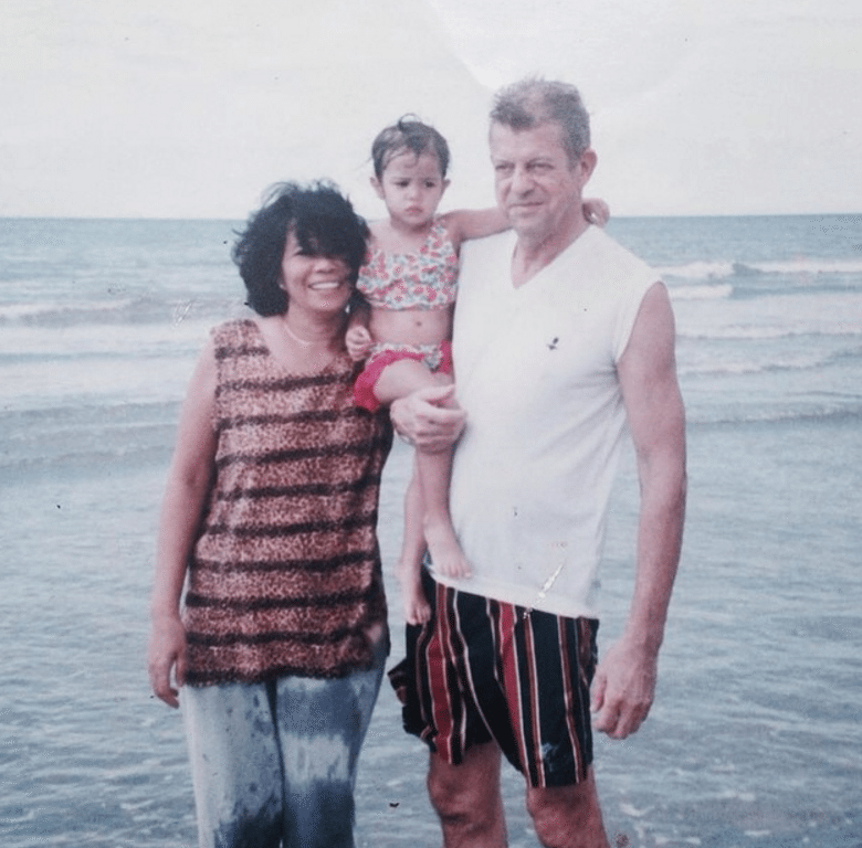 sue ramirez with family baby picture irish filipino actor