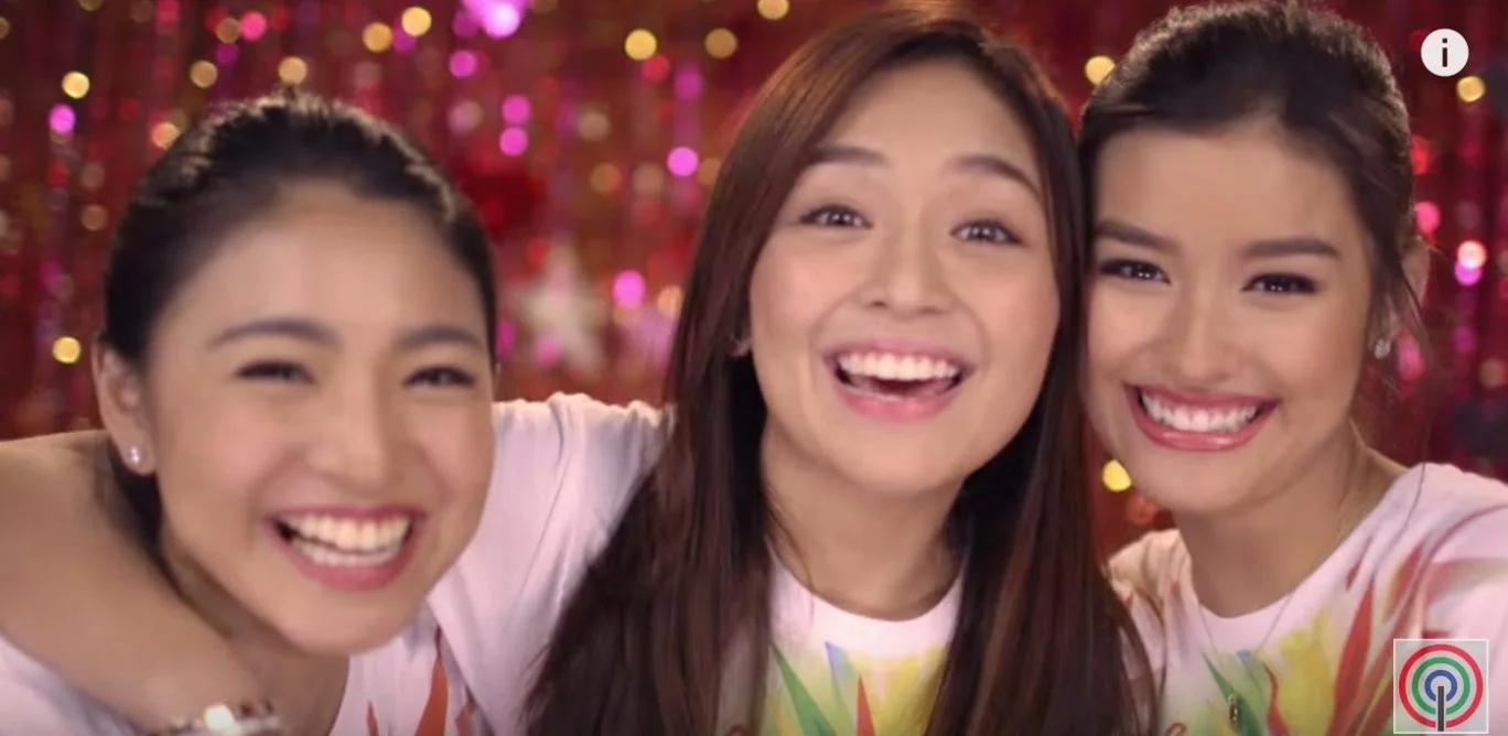 teen stars nadine lustre kathryn bernardo liza soberano in abscbn station id 2015 christmas