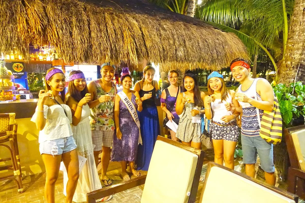 tequila shot pub crawl boracay bridal shower