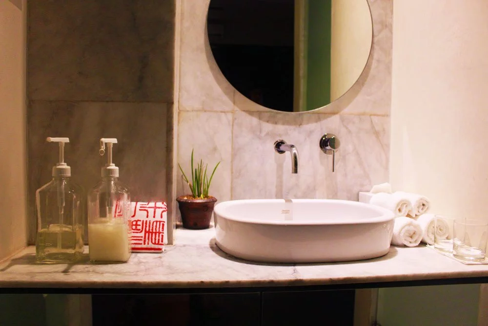 toilet at the private room at qiwellness living tagaytay spa