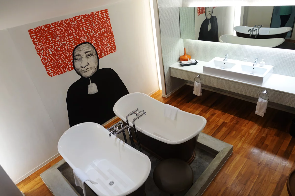 unique design wall attic suite new majestic hotel arts decor singapore unlisted collection